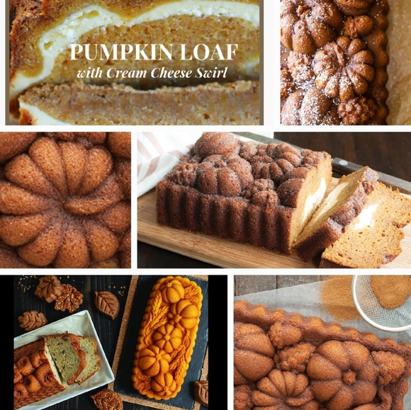 NORDIC WARE PUMPKIN LOAF BUNDT PAN FALL HARVEST  #1 - Picture 12 of 12